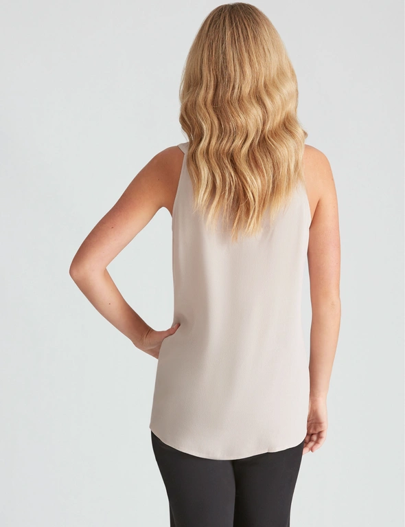 Rockmans Sleeveless Lace Trim Top, hi-res image number null