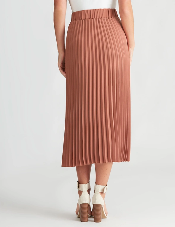 Table Eight Midi Length Pleat Skirt, hi-res image number null
