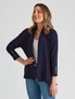 Rockmans 3/4 Sleeve Fit and Flare Cardigan, hi-res