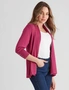 Rockmans 3/4 Sleeve Fit and Flare Cardigan, hi-res