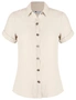 Rockmans Short Sleeve Cotton Curve Hem Shirt, hi-res