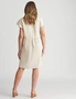 Rockmans Flutter Sleeve Linen Knee Length Dress, hi-res