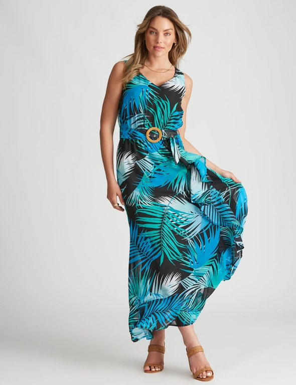 Rockmans Sleeveless Woven Maxi Dress, hi-res image number null