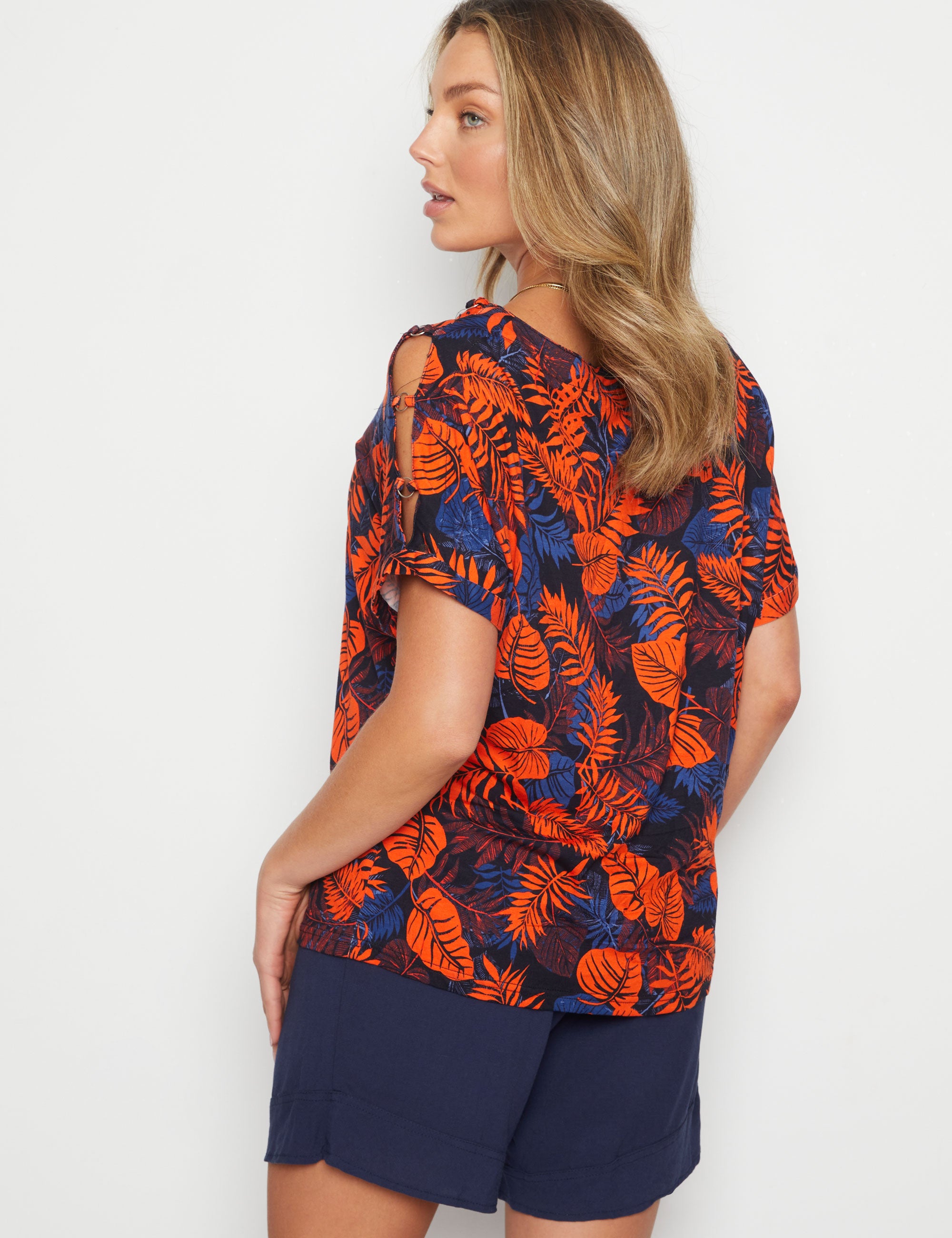 Rockmans cold shoulder online tops