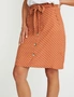 Rockmans Linen Skirt, hi-res
