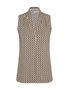 Rockmans Sleeveless Knitwear Pleat Front Top, hi-res