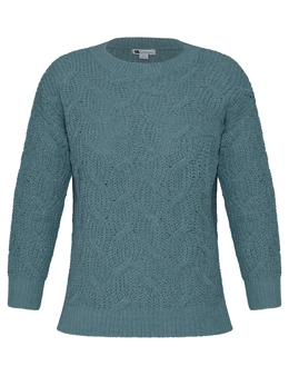 Rockmans Long Sleeve High Low Chenille Jumper