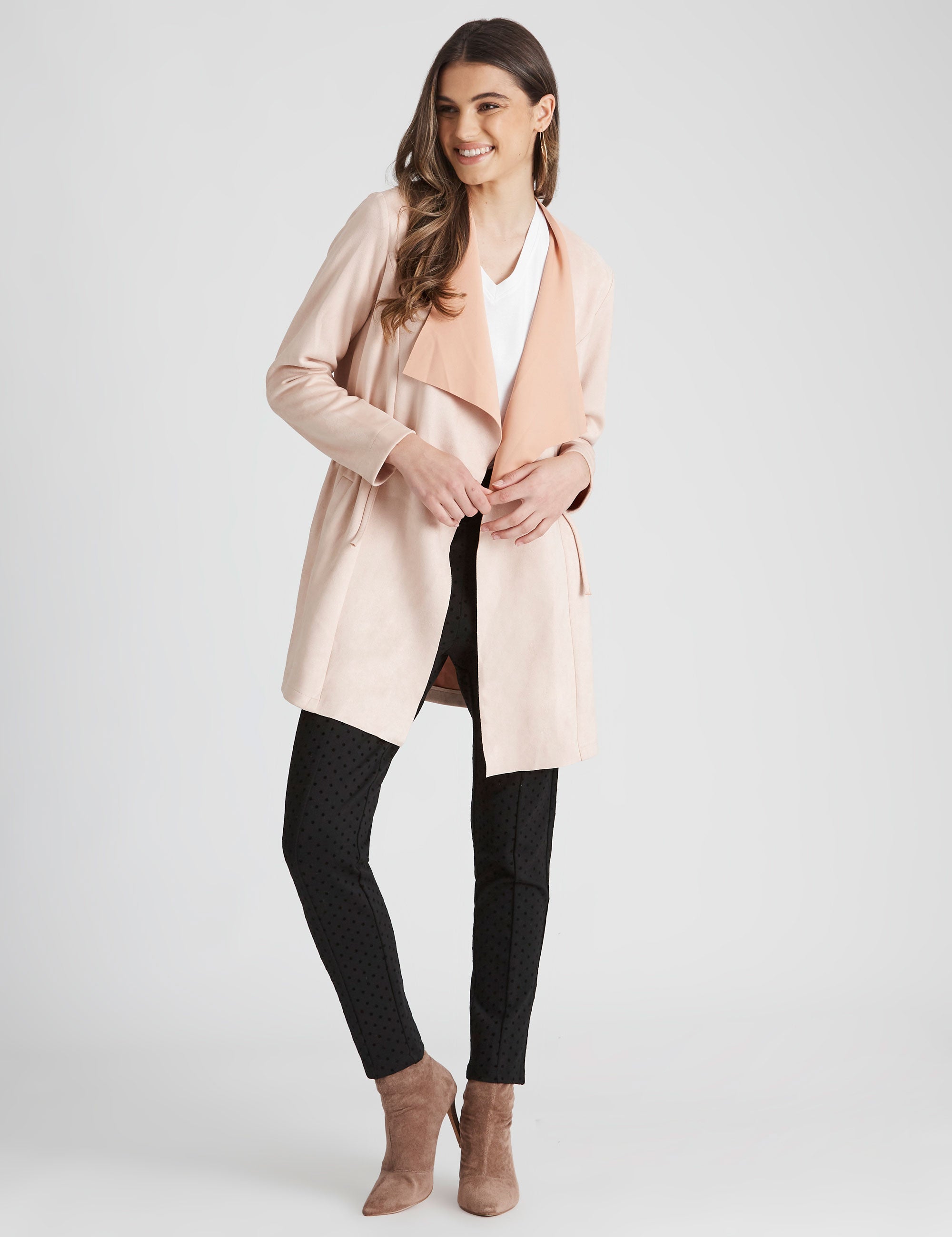 Blush waterfall shop jacket