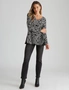 Rockmans Long Sleeve Knitwear Top With Georgette Panel, hi-res