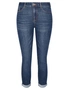 Rockmans Full Length Stitch Detail Denim Jeans, hi-res