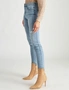 Rockmans Full Length Distressed Skinny Leg Jeans, hi-res