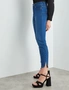 Rockmans Side Split Distressed Skinny Ankle Length Jeans, hi-res