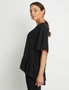 Rockmans Elbow Frill Sleeve and Hem Button BackTop, hi-res