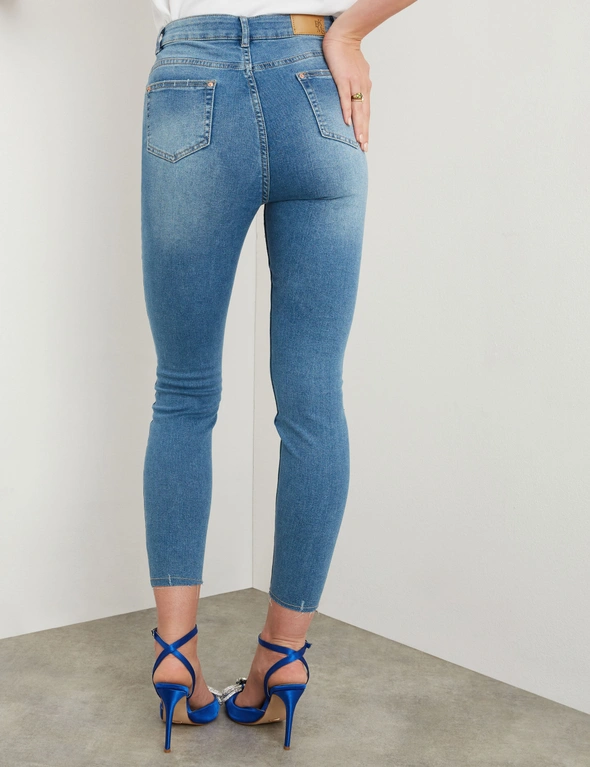 Rockmans Ankle Length Skinny Jeans, hi-res image number null