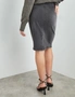Rockmans Knee Length Comfort Waist Denim Skirt, hi-res