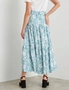 Rockmans Belted Tiered Frill Maxi Skirt, hi-res