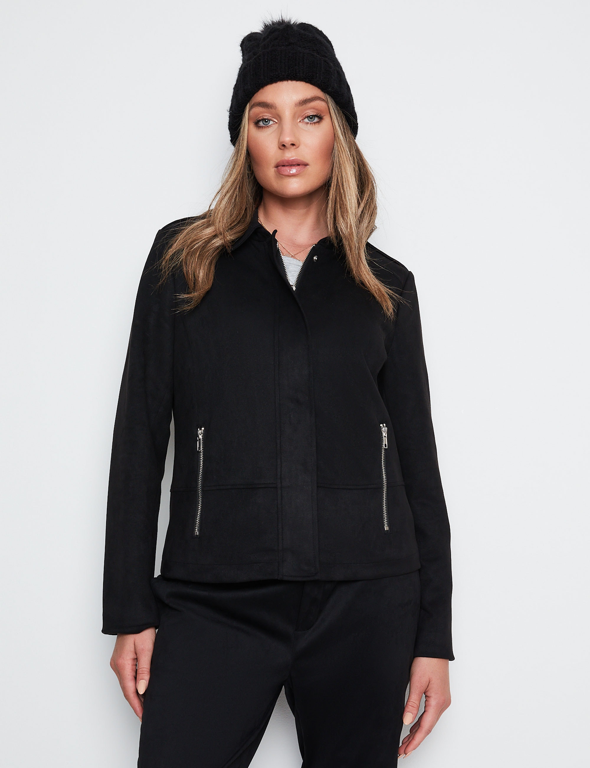 Rockmans suedette sale biker jacket