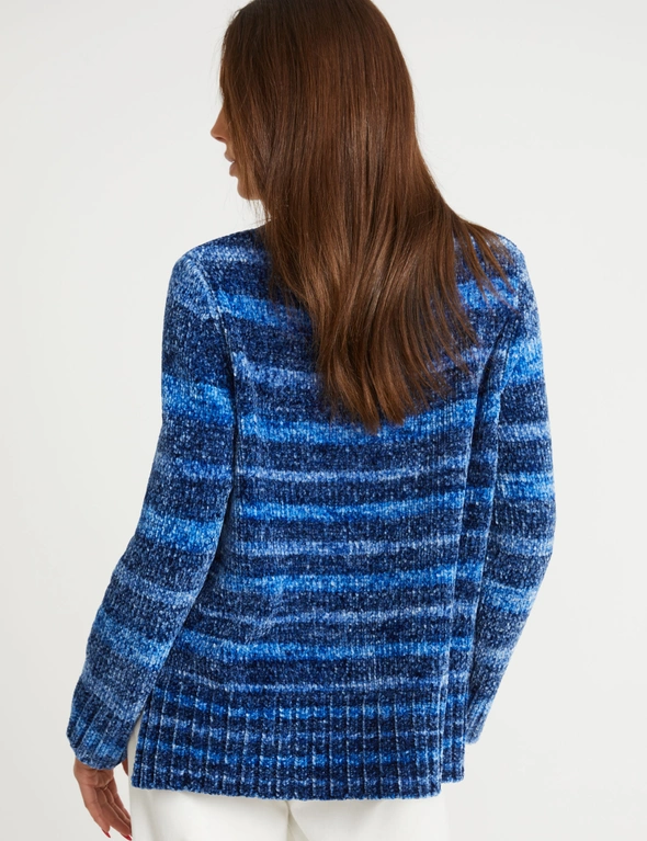 Rockmans Long Sleeve Ombre Chenille Jumper, hi-res image number null