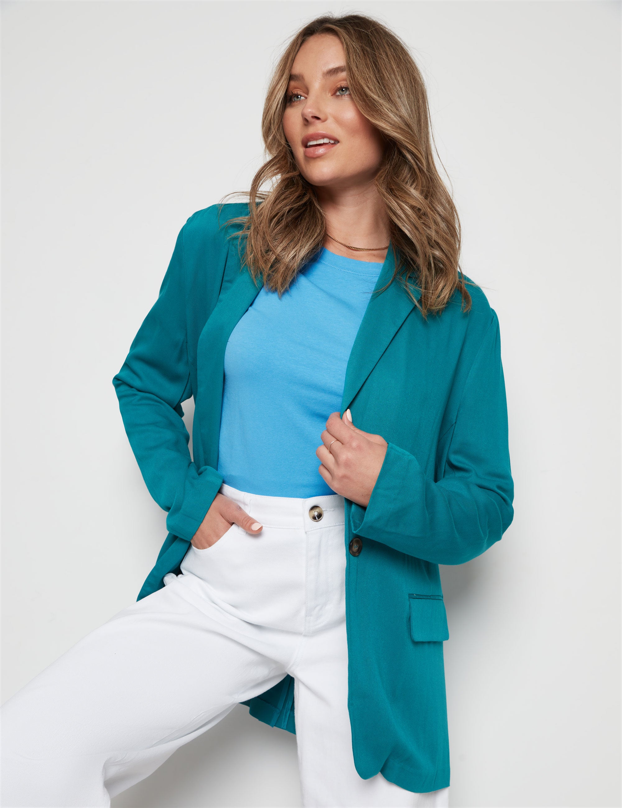 Unlined 2024 blazer womens