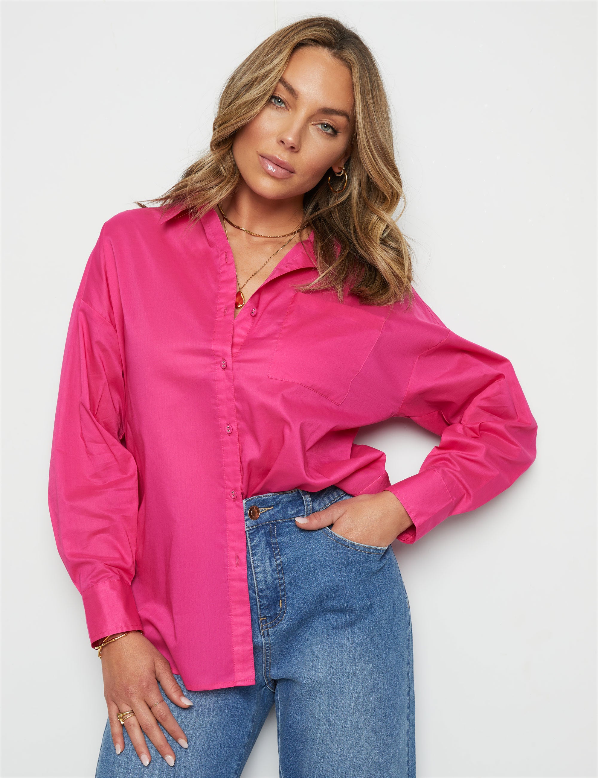 Rockmans Drop Shoulder Long Sleeve Shirt | Rivers Australia