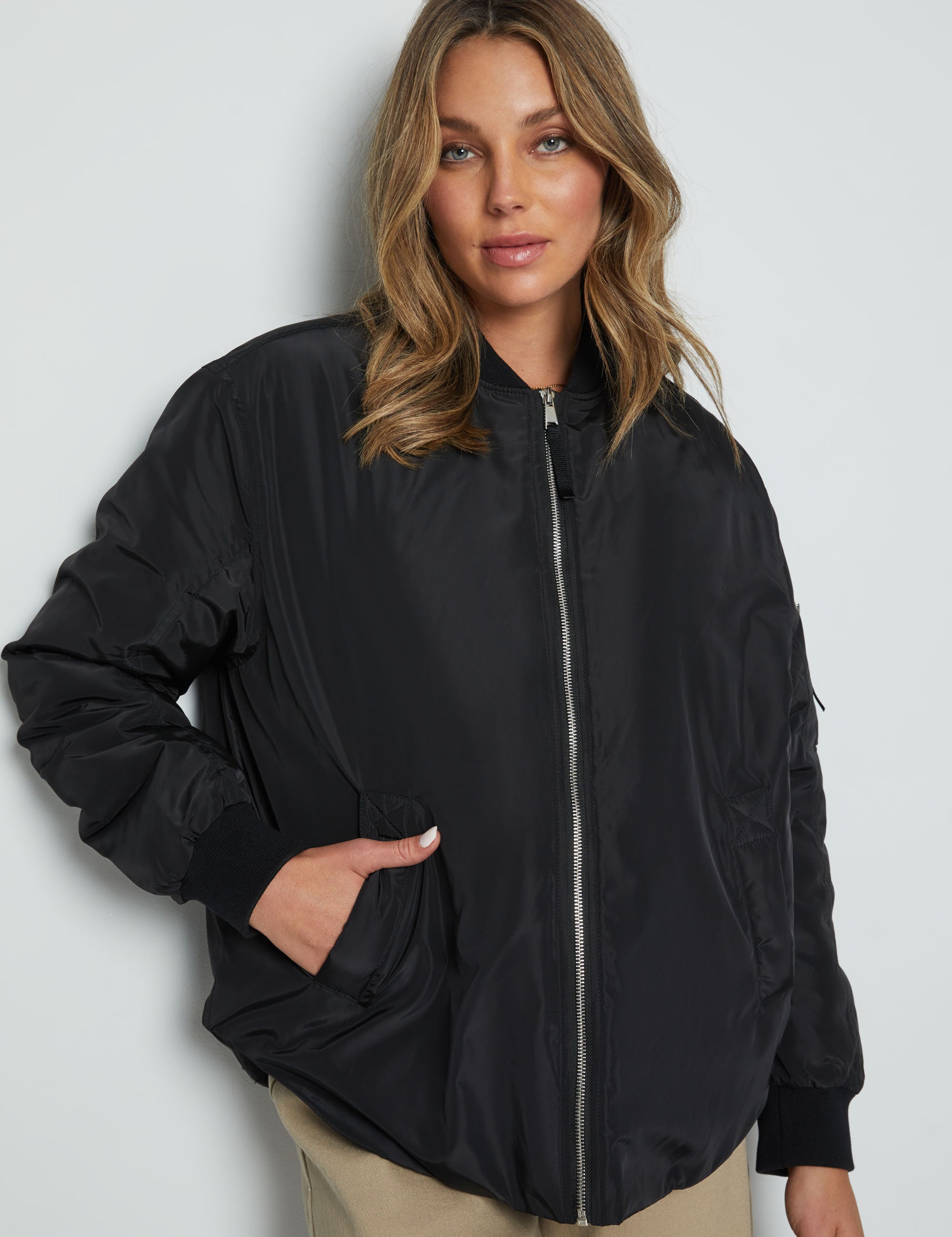 Rockmans Relaxed Bomber Jacket | EziBuy NZ