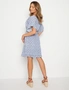 Rockmans Elbow Flared Sleeve Knee Length Woven Dress, hi-res