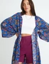 Rockmans Printed Long Kimono, hi-res