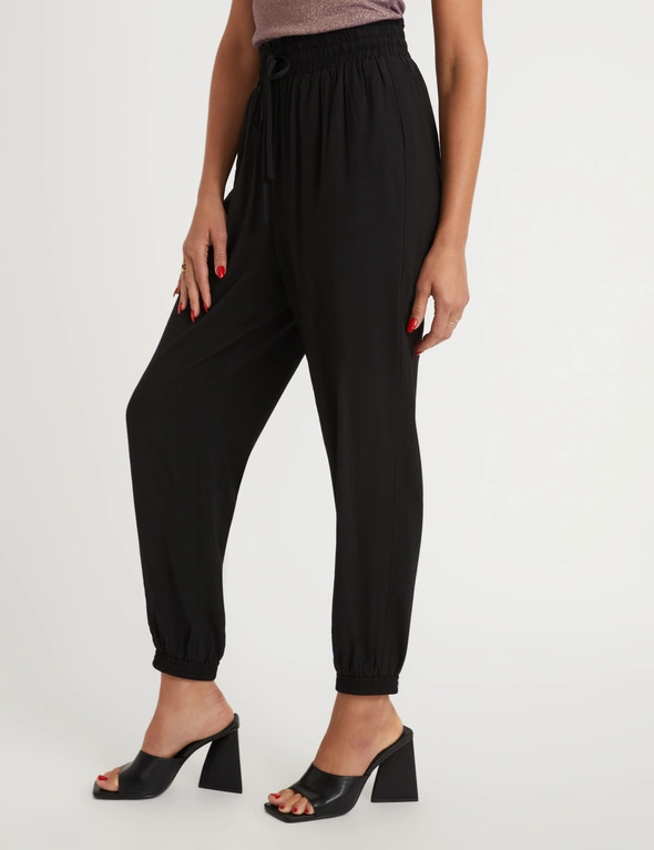 Rockmans Shirred Cuff Soft Pant, hi-res image number null