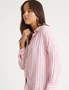 Rockmans Striped Collared Long Sleeve Shirt, hi-res