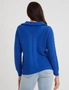 Rockmans Cable Collared Zip Front Pullover, hi-res