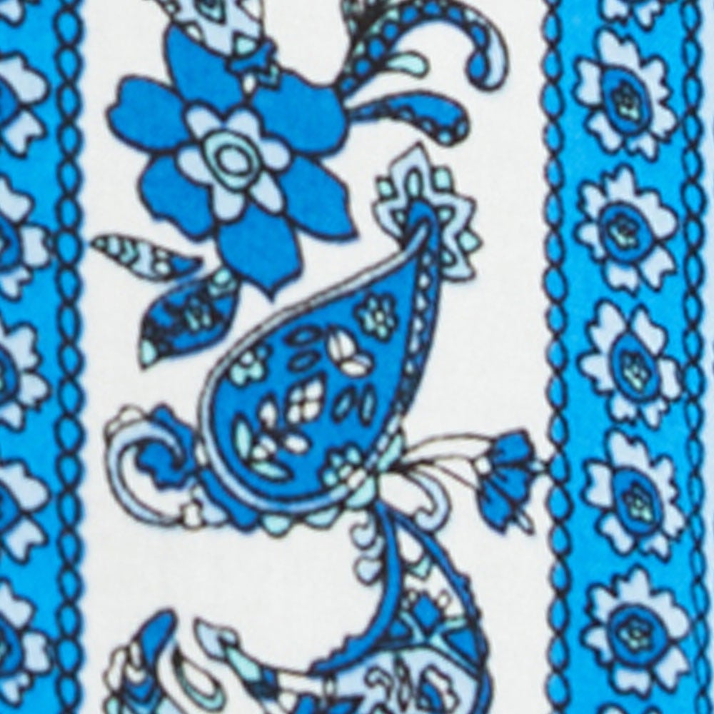 BLUE BORDER PAISLEY