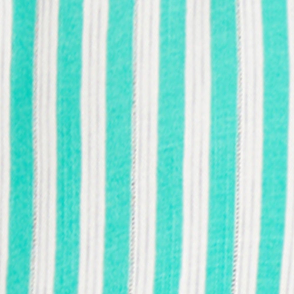 GREEN/WHITE STRIPE