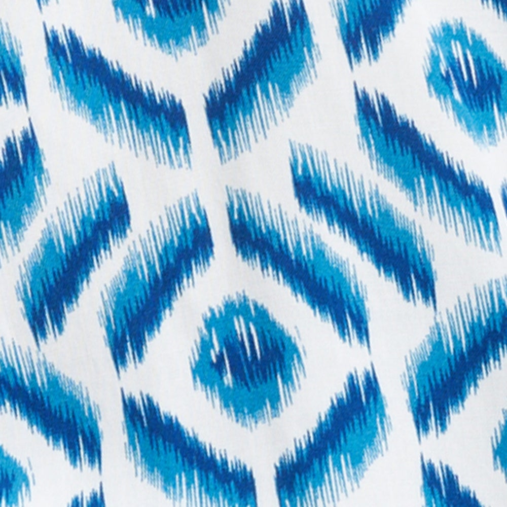 BLURRED BLUE IKAT