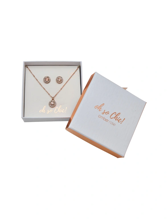 Amber Rose Mothers Day Earring Necklace Giftbox, hi-res image number null