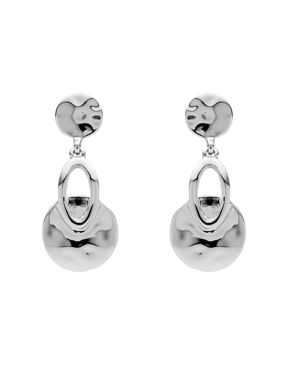 Amber Rose Moon Surface Earrings, hi-res image number null