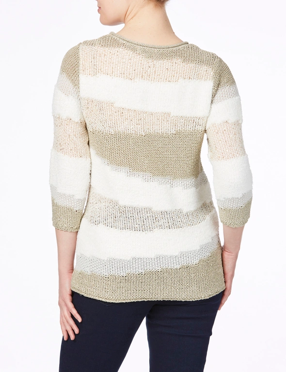 W.Lane Spliced Sequin Sweater, hi-res image number null