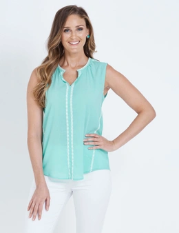 W.Lane Embroidered Blouse