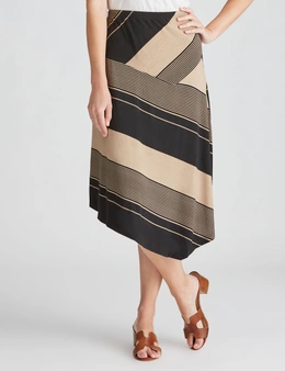W.Lane Block Stripe Skirt