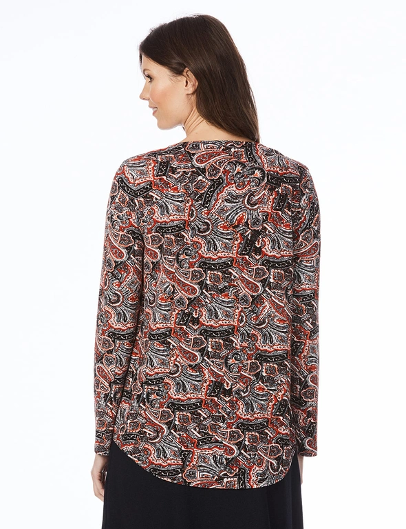 W.Lane Keyhole Paisley Top, hi-res image number null