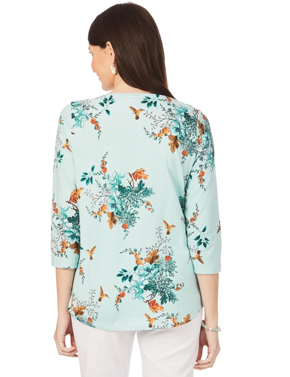 W.Lane Floral Placement Top, hi-res image number null