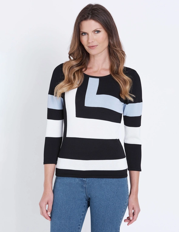 W.Lane Colour Block Pullover Top, hi-res image number null