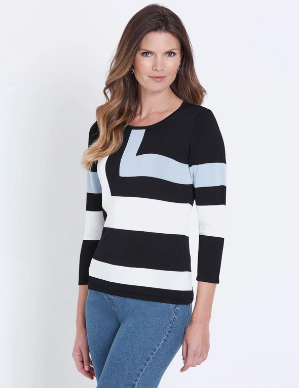 W.Lane Colour Block Pullover Top, hi-res image number null