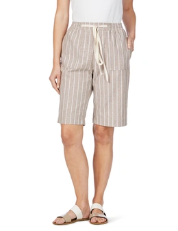 W.Lane Wide Stripe Shorts
