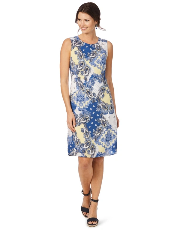 W.Lane Paisley Placement Dress, hi-res image number null