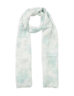 W.Lane Dotted Floral Scarf