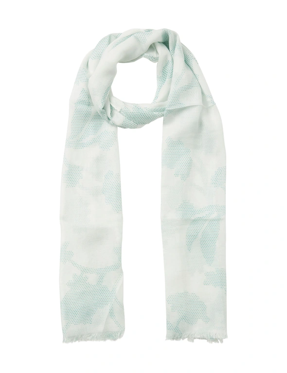 W.Lane Dotted Floral Scarf, hi-res image number null