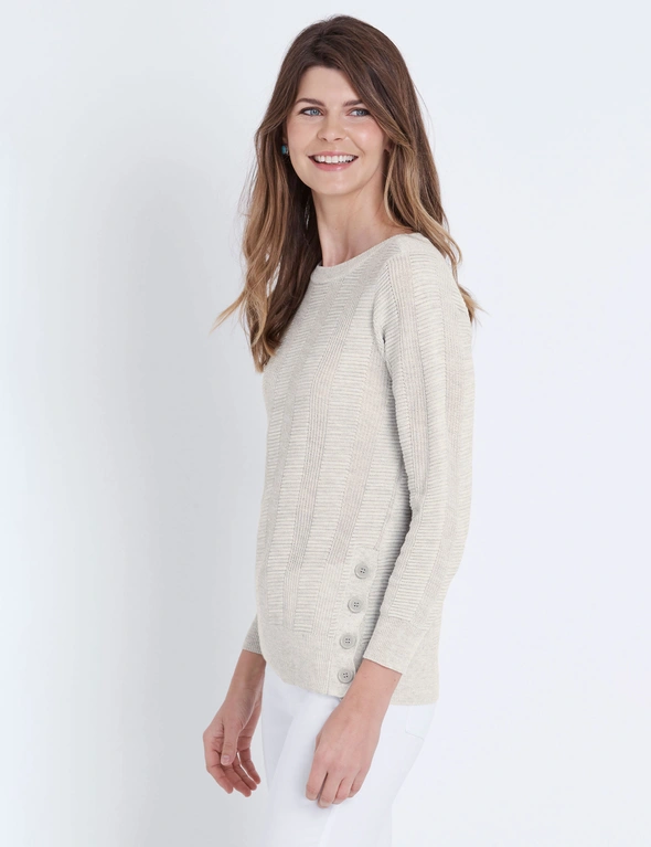 W.Lane Button Textured Knitwear Top, hi-res image number null