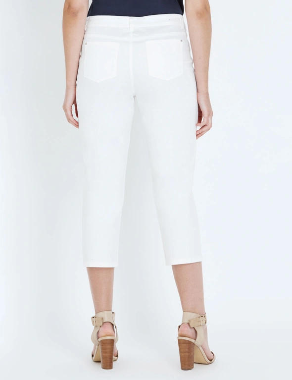 W.Lane Embroidered Crop Jeans, hi-res image number null