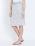 W.Lane Animal Print Linen Skirt, hi-res