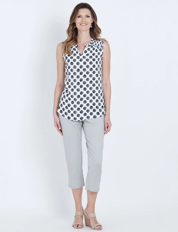 W.Lane Spot Rouched Blouse, hi-res image number null